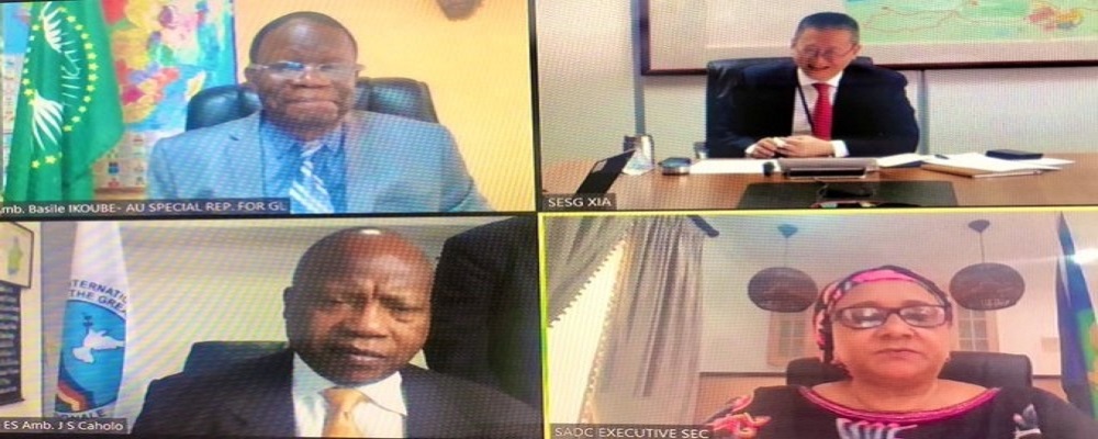 Guarantor Institutions of the Peace Security and Cooperation Framework 1st virtual meeting of 2021. 3rd March 2021