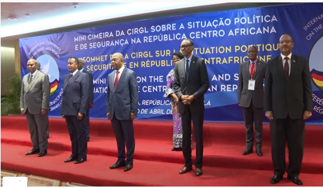 Mini-Sommet de la CIRGL sur la situation politique et Sécuritaire en République Centrafricaine. Luanda-Angola 20 avril 2021